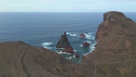 4K-Drohnenaufnahmen-Vom-Aussichtspunkt-São-Lourenço-–-Insel-Madeira-–-Portugal