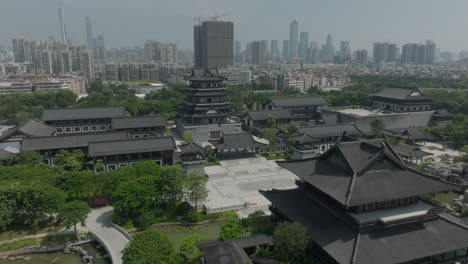 Chinese-heritage-constructions.-Background-city-on-the-horizon