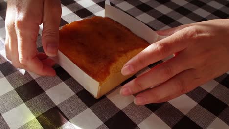 Traditional-sponge-cake,-Sobao-Pasiego