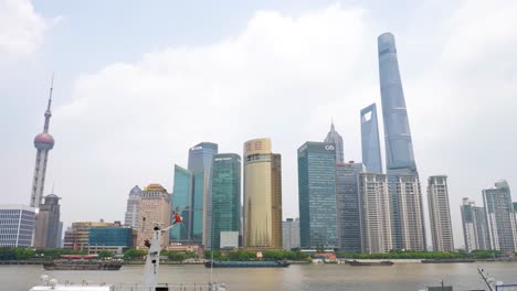 Video-Vom-Berühmten-Stadtbild-Shanghais-Zum-Hafenzollamt-Am-Bund,-China