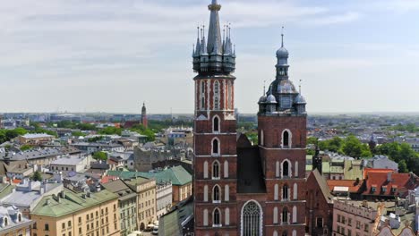 Cracow-Poland-old-historic-palaces-and-castles-breathtaking-aerial-views