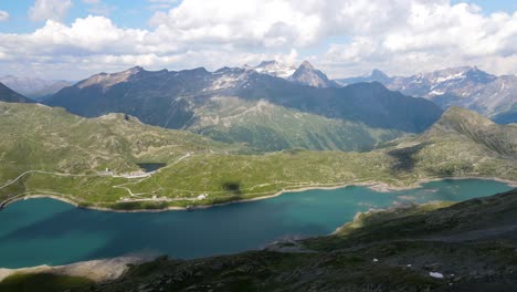 Piz-Bernina,-Bernina,-Schweiz,-Alpen,-See,-Lago,-Zeitraffer,-Schelfeis,-Natur,-Dokumentarfilm