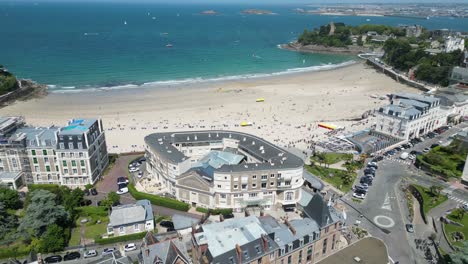 Beach-Dinard-Brittany-France-drone,aerial
