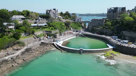 Saltwater-swimming-pool-Dinard-Brittany-France-drone,aerial
