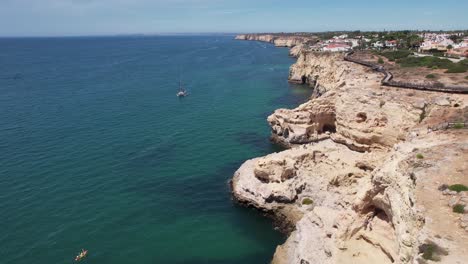 Mediterranean-coast-in-Carvoeiro-Algarve