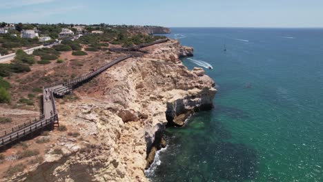 Mediterranean-coast-in-Carvoeiro-Algarve