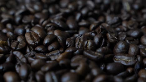 Slow-motion-slider-shot-of-coffee-beans