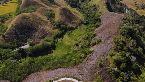 Hills-And-Terrace-Fields-In-Sumba-Islands,-East-Nusa-Tenggara,-Indonesia