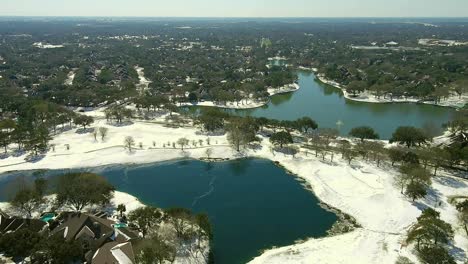 Aerial-View-of-Cinco-Ranch-During-The-Great-Texas-Freeze-In-February-2021