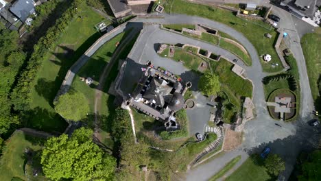 Bird's-eye-view-on-the-very-famous-historical-Wilhelmsturm-of-Dillenburg-town-in-germany
