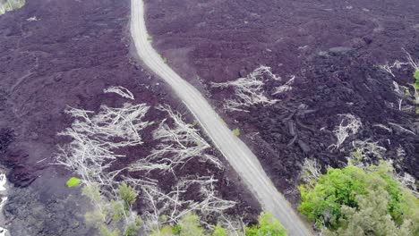 Fly-over-of-2018-lava-flow-in-Hawaii-Puna-District