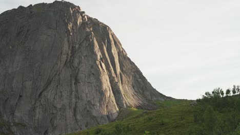 Segla-Mountain-Peak-In-Norway----wide-shot