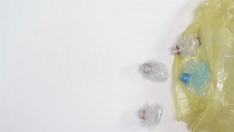 Crushed-plastic-bottles-in-trash-bag-for-recycling