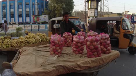 Äpfel-Am-Straßenrand-Verkaufen