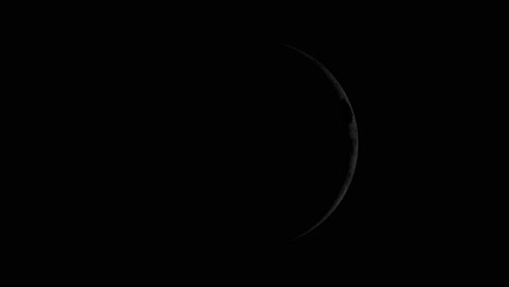 Timelapse-video-of-the-moon-from-new-moon-to-full-moon-in-outer-space