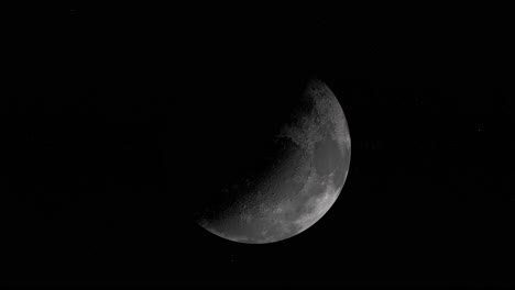 Cinematic-shot-of-moon-floating-in-the-darkness-of-outer-space
