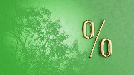 Percentage-symbol-on-green-background-Animation-Template