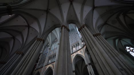 Gothic-architecture-inside-Cologne-Cathedral-in-Germany