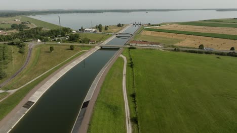 Lake-Orient-Dam-France-Canal-Aerial-View-Reservoir-Mesnil-Saint-Pere