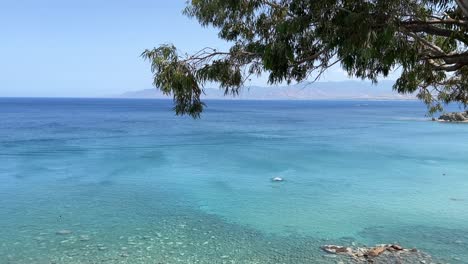 Elevated-view-of-the-crystal-clear-turquoise-water-of-Cyprus