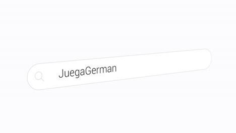 Entering-JuegaGerman-In-Computer-Search-Bar