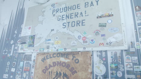 Deadhorse,-Alaska,-Prudoe-Bay-General-Store-Exterior-Sign