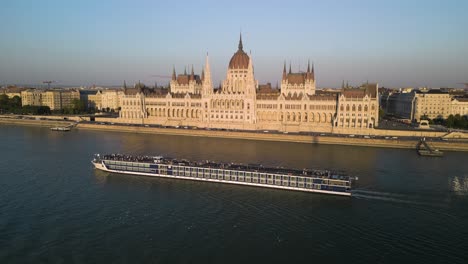 Cinematic-Drone-Shot-Above-Danube-River