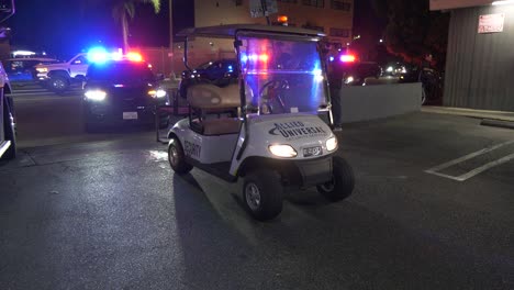 golf-cart-with-police-cars