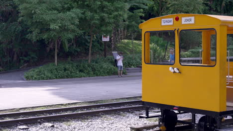 Der-Eisenbahnkorridor-In-Singapur