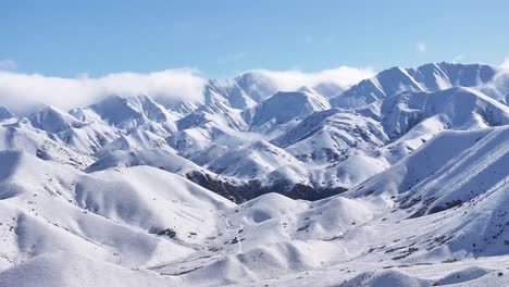 Neuseeland-Berge-Im-Winter