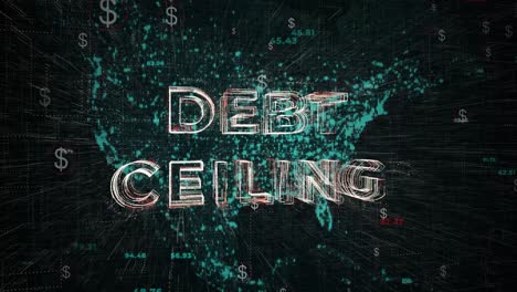 Debt-ceiling-infographics,-United-States-government-borrowing-debt-limit