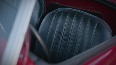 Old-Classic-Car-Seat-Medium-Shot