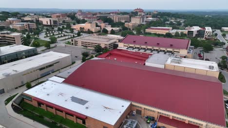 Sportgebäude-Der-Universität-Von-Kansas
