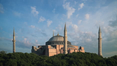 Hagia-Sophia-UNESCO-heritage-site-in-Istanbul,-Turkey