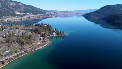Okanagan-Rail-Trail-Drone-Totally-Calm-Placid-Lake