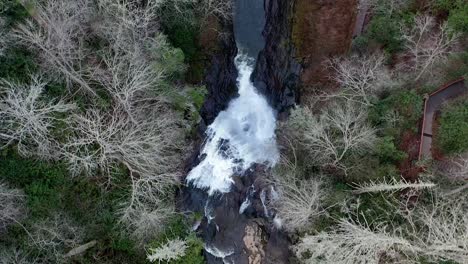 This-is-a-beautiful-waterfall-in-Georgia-from-the-top-down-in-the-winter