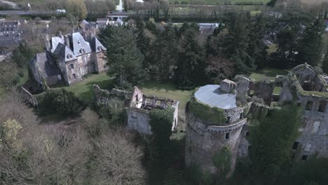 Restos-Del-Antiguo-Castillo-De-Châteauneuf-d&#39;ille-et-vilaine,-Saint-Malo-En-Bretaña