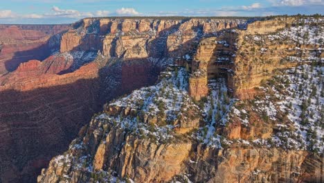 Immense-Layered-Bands-Of-Red-Rock-On-Grand-Canyon-National-Park-In-Arizona,-United-States