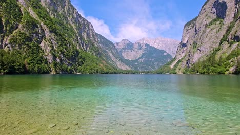 Obersee-in-Bavaria,-Germany-in-the-summer