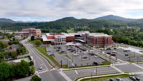 aerial-pullout-appalachian-regional-healthcare-system-in-boone-nc,-north-carolina,-unc-healthcare-system-hospital