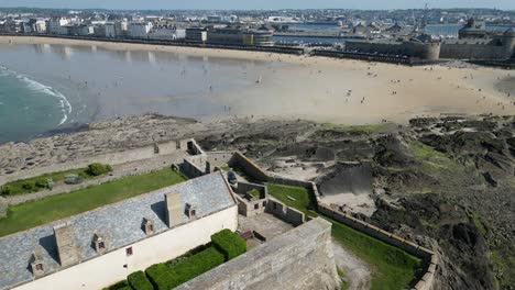 National-Fort-Saint-Marlo-France-drone-,-aerial-,-view-from-air