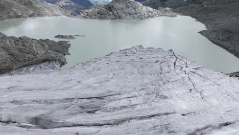 Fellaria-Gletscherzunge-Und-Lagune,-Valmalenco-In-Italien