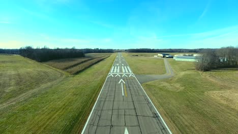 4K-Aerial-Low-Pass-Over-Airport-Runway-Operated-With-Permission