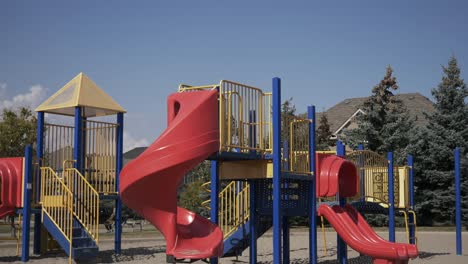 playground-empty-swing-summer-hot-day-noon-amusement-set-bright