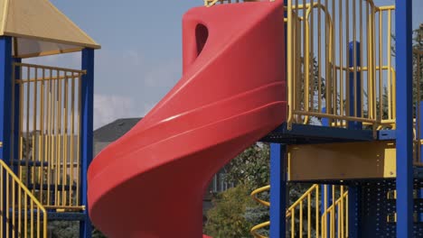 tilting-playground-swing-summer-hot-day-noon-amusement-set-bright