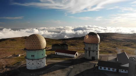 Climatic-observation-towers-at-the-top-of-Serra-da-Estrela-in-Portugal