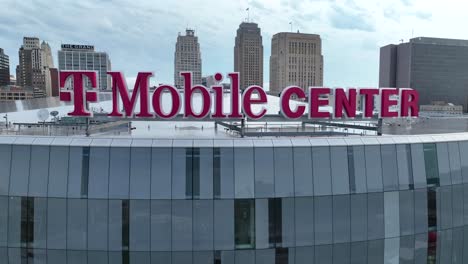 T-Mobile-Center-in-downtown-Kansas-City,-Missouri