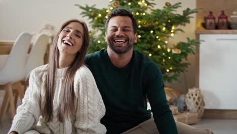 Portrait-of-happy-multi-ethnicity-couple-during-the-Christmas.