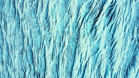 Aerial-view-of-blue-glacier-blocks