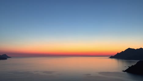Calanques-De-Piana:-Beeindruckender-Panoramablick-Bei-Sonnenuntergang-Auf-Der-Malerischen-Insel-Korsika-In-Frankreich
